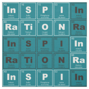 Chemical periodic table of elements: InSPIRaTiON Fabric