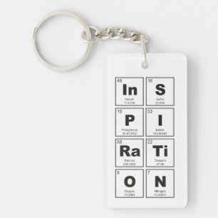 Chemical periodic table of elements: InSPIRaTiON Key Ring