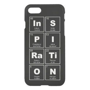 Chemical periodic table of elements: InSPIRaTiON iPhone SE/8/7 Case