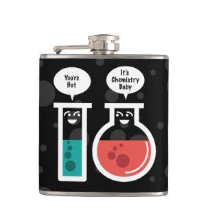 Chemical Reaction Hip Flask