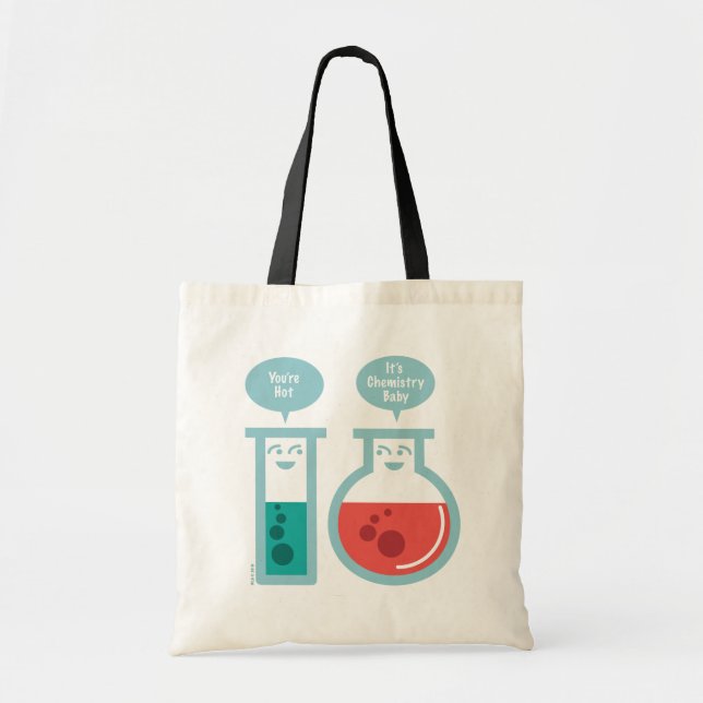 Chemical Reaction Tote Bag (Front)