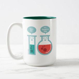 Chemical Reaction Two-Tone Coffee Mug