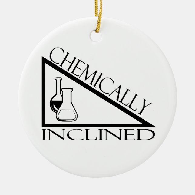 Chemically Inclined Ornament (Front)