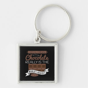 Chemically Speaking Chocolate Really Is The World' Key Ring