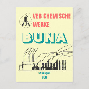 Chemiewerbedesign DDR Postcard