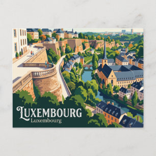 Chemin de la Corniche Luxembourg Postcard