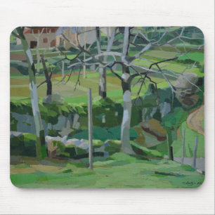 Chemin de la Fontaine Mouse Pad