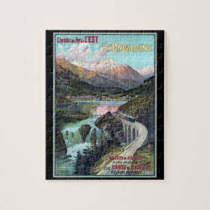 Chemins de fer Davos and St. Moritz Jigsaw Puzzle