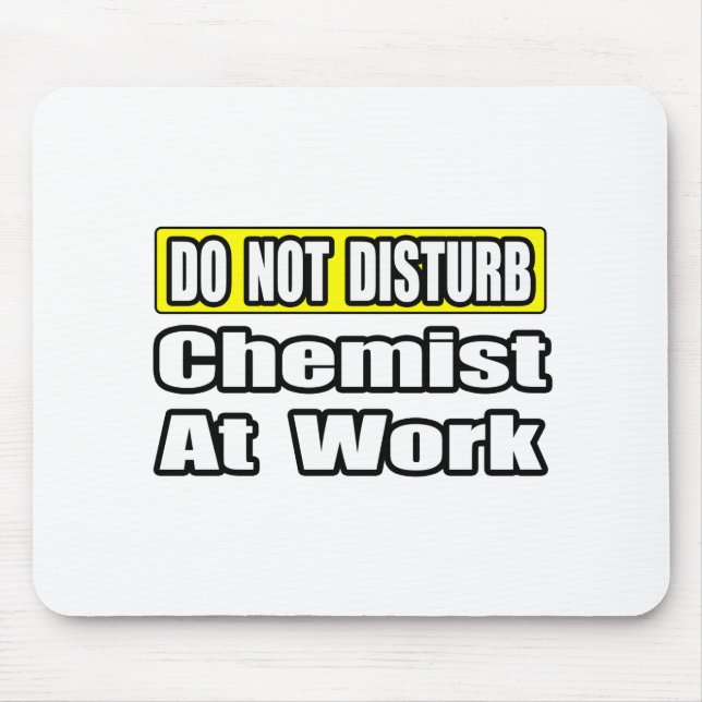 Chemist At Work Mouse Pad (Front)