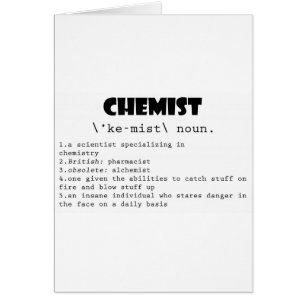 Chemist Definition