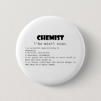 Chemist Definition 6 Cm Round Badge