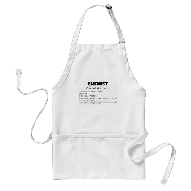 Chemist Definition Standard Apron (Front)