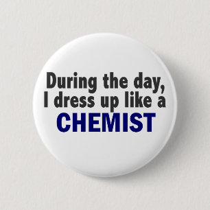 Chemist During The Day 6 Cm Round Badge