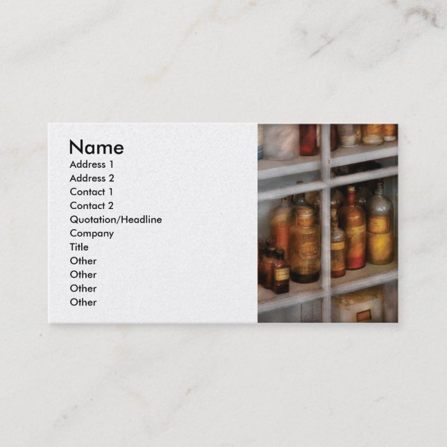 Chemist - Flavour Lab Business Card (Front)
