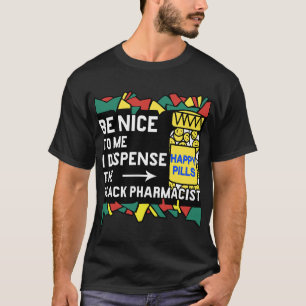 Chemist Job Black chemist pharmacist tech African T-Shirt