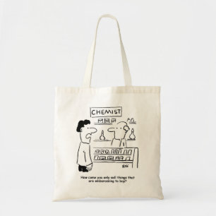Chemist only sells embarrassing products tote bag