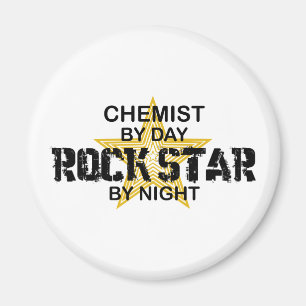 Chemist Rock Star by Night Magnet