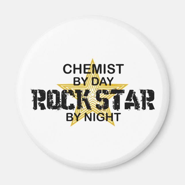 Chemist Rock Star by Night Magnet (Front)