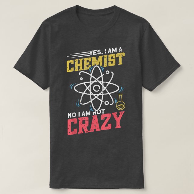 Chemist Sciences Funny Chemistry 223 T-Shirt (Design Front)