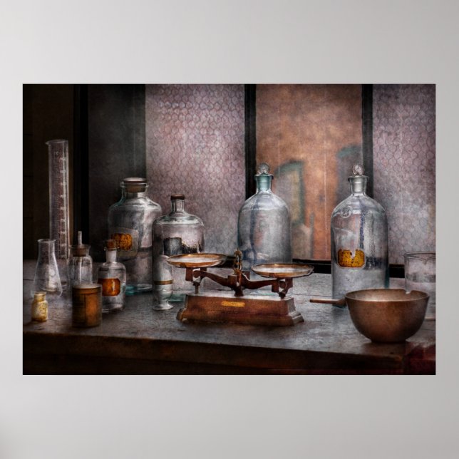 Chemist - The art of measurement Poster (Front)