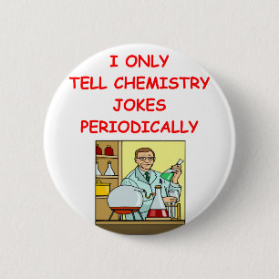 chemistry 6 cm round badge