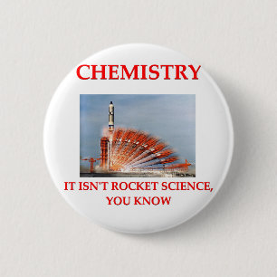 chemistry 6 cm round badge