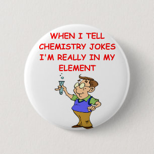 chemistry 6 cm round badge