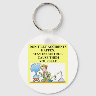 chemistry accidents key ring