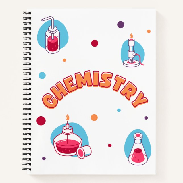 CHEMISTRY aesthetic college-ruled composition note Notebook (Front)