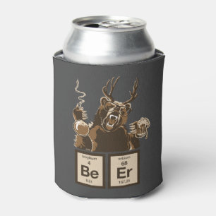 Chemistry bear discovered beer can cooler