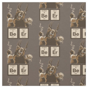 Chemistry bear discovered beer fabric