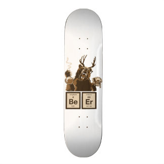 Chemistry bear discovered beer skateboard