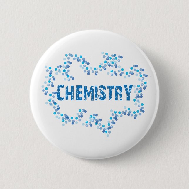 Chemistry Bubbles 6 Cm Round Badge (Front)