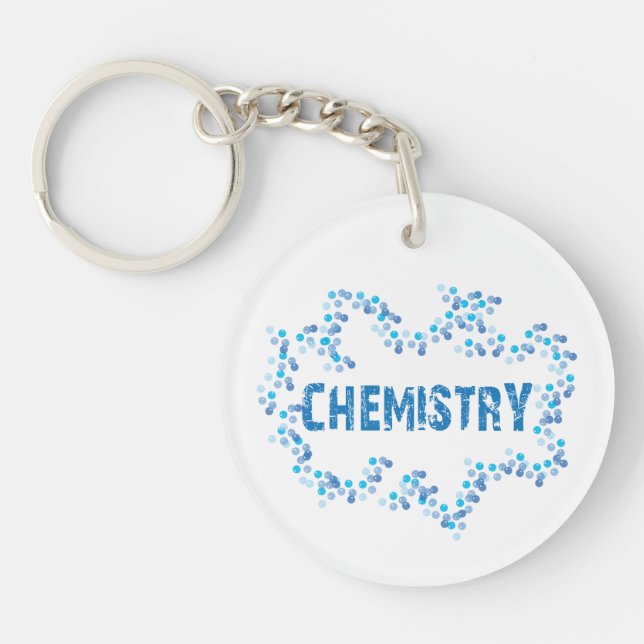 Chemistry Bubbles Key Ring (Front)