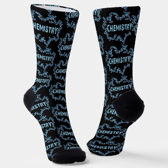 Chemistry Bubbles Socks (Angled)