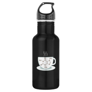 Chemistry Caffeine Molecule 532 Ml Water Bottle