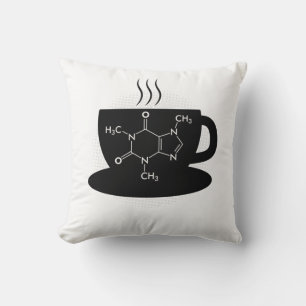 Chemistry Caffeine Molecule Cushion