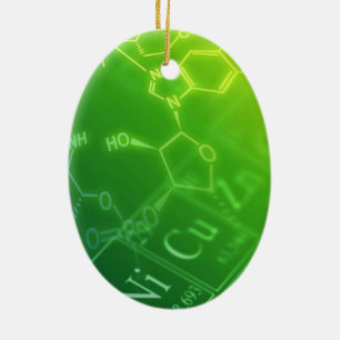 Chemistry Ceramic Ornament