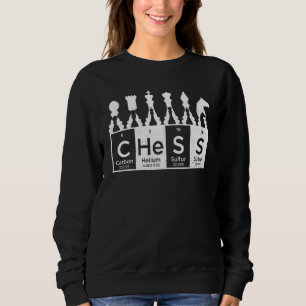 Chemistry Chess Hand Humour Chemical Periodic Tabl Sweatshirt