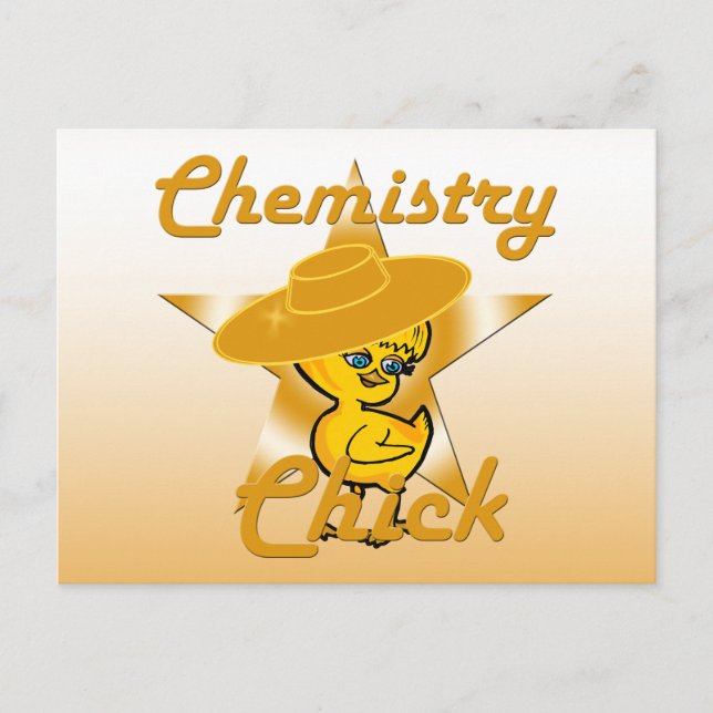 Chemistry Chick #10 Postcard (Front)