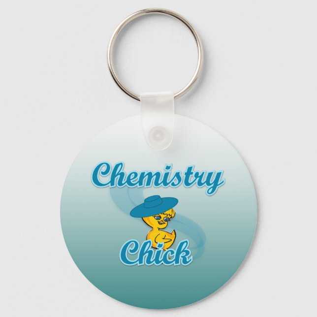 Chemistry Chick #3 Key Ring (Front)