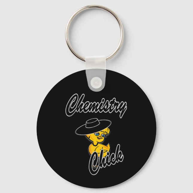 Chemistry Chick #4 Key Ring (Front)