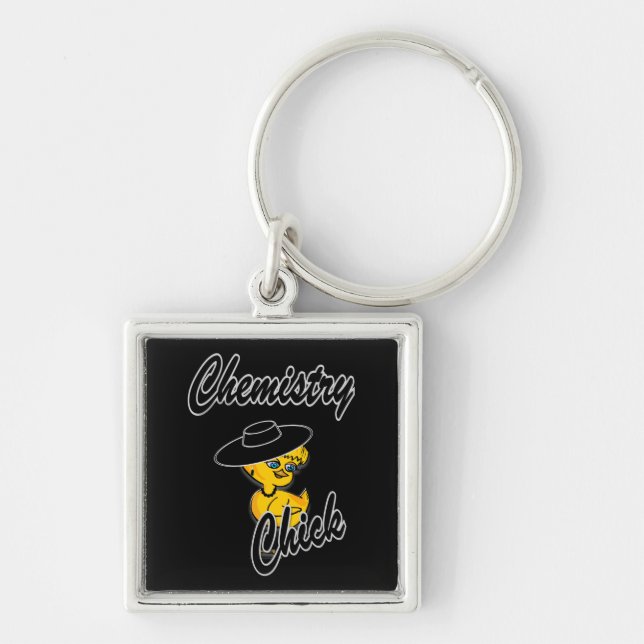 Chemistry Chick #4 Key Ring (Front)