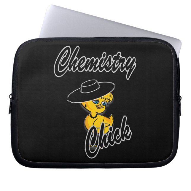 Chemistry Chick #4 Laptop Sleeve (Front)