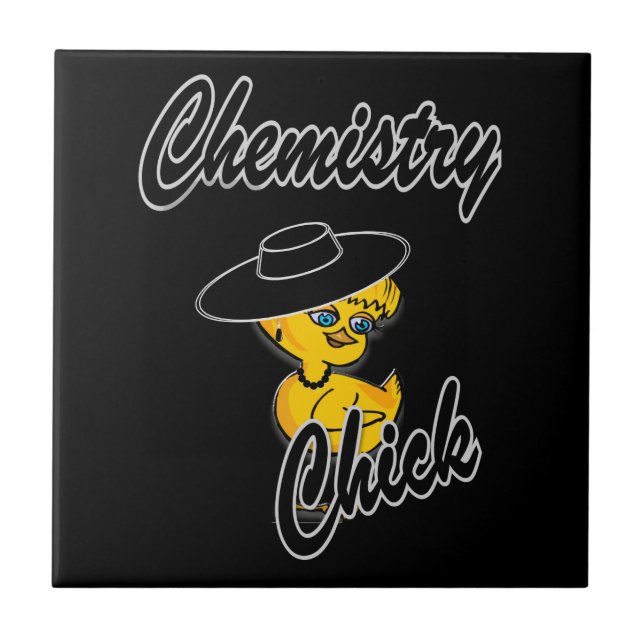 Chemistry Chick #4 Tile (Front)