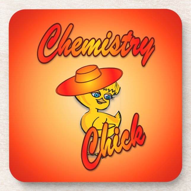Chemistry Chick #5 Coaster (Front)