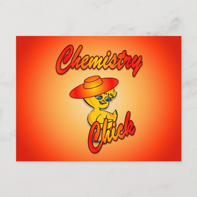 Chemistry Chick #5 Postcard (Front)