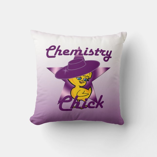 Chemistry Chick #9 Cushion (Front)
