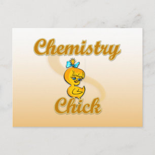 Chemistry Chick Postcard