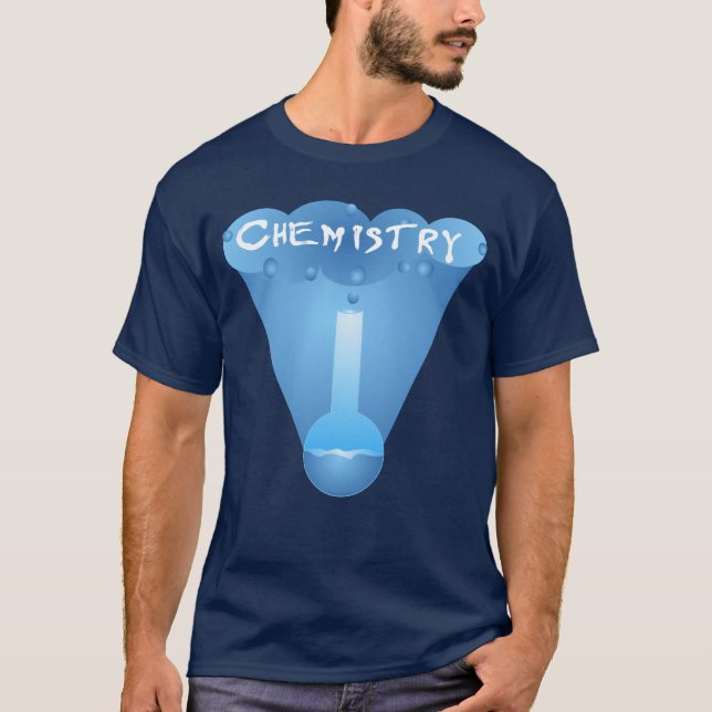 Chemistry Cloud Beaker T-Shirt (Front)